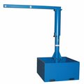 Vestil Portable Jib Crane - Fork Tube Base JIB-CB-50-8-10